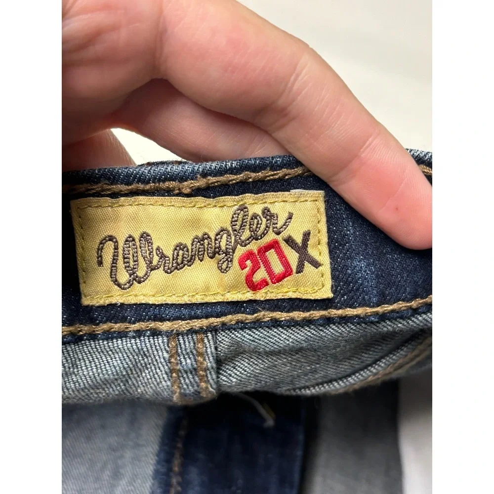Wrangler 20X Style 33 Extreme Relaxed Jeans‎ Mens 38x30 Dark Wash Straight Leg
